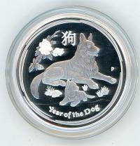 Image 2 for 2018 Australian Half oz Silver Proof - Year of the Dog