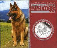 Image 1 for 2018 Australian Half oz Silver Proof - Year of the Dog