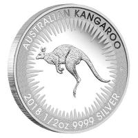 Image 2 for 2018 Half oz Silver Proof High Relief Coin - Australian Kangaroo (Brisbane Money Expo ANDA)