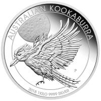 Image 2 for 2018 Australian One Kilo Silver Kookaburra Proof Coin - Mintage only 300