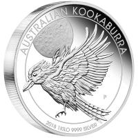 Image 1 for 2018 Australian One Kilo Silver Kookaburra Proof Coin - Mintage only 300