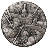 Image 4 for 2018 Roman Legion Warfare - 2oz Silver Antiqued High Relief Coin