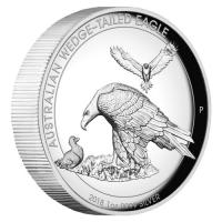 Image 2 for 2018 Australian 1oz Silver Wedge-Tailed Eagle High Relief