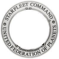 Image 4 for 2019 Star Trek Star Fleet Command Emblem 3oz Holey Dollar and Delta Coin Set
