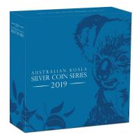 Image 1 for 2019 Australian Koala 1oz Silver Proof High Relief Coin