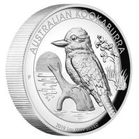 Image 3 for 2019 Australian Kookaburra 1oz Silver High Relief Coin