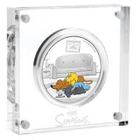 Image 1 for 2019 The Simpsons Maggie 1oz Coloured Silver Proof Coin