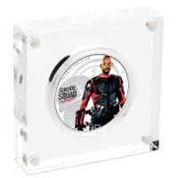 Image 2 for 2019 Suicide Squad Deadshot 1oz Coloured Silver Proof Coin