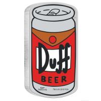 Image 3 for 2019 The Simpsons Duff Beer 1oz Coloured Silver Proof Coin