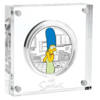 Image 1 for 2019 The Simpsons Marge 1oz Coloured Silver Proof Coin