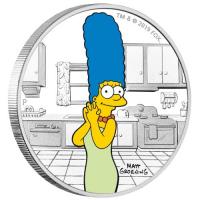 Image 3 for 2019 The Simpsons Marge 1oz Coloured Silver Proof Coin
