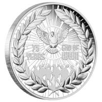 Image 2 for 2020 1oz Silver Proof Coin - Commemorating 75th Anniversary of the End WWII