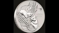 Image 1 for 2020 $30 Australian Lunar Year of the Mouse One Kilo Silver Bullion Coin in Capsule - Perth Mint