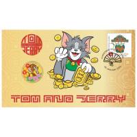 Image 1 for 2020 Issue 3 - Tom & Jerry Stamp and Coin Cover PNC