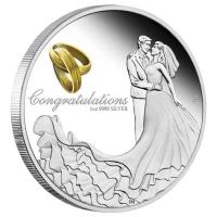 Image 1 for 2020 Wedding 1oz Silver Coin