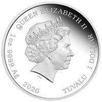 Image 3 for 2020 1oz Silver Proof Coin - Emoji Celebration 