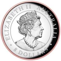 Image 3 for  2021 Australian Koala 5oz Silver Proof High Relief Gilded Coin