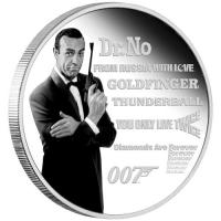 Image 1 for 2021 James Bond Legacy Series – 1st Issue 1oz Silver Proof Coloured Coin