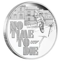 Image 1 for 2020 James Bond No Time To Die 1oz Silver Proof Coin