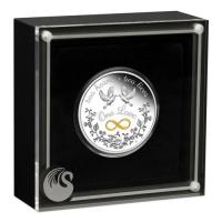 Image 3 for 2021 1oz Silver Proof Coin - One Love