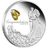 Image 1 for 2021 Wedding 1oz Silver Coin