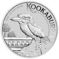 Image 1 for 2022 1oz Silver Kookaburra in Capsule .999 Silver