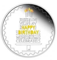 Image 2 for 2022 Happy Birthday 1oz Silver Coin
