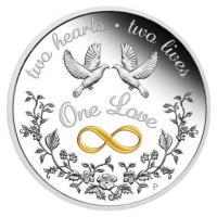Image 1 for 2022 One Love 1oz Silver Proof Coin