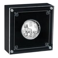 Image 3 for 2022 Australian Lunar Series III Year of the Tiger 1oz Silver Proof High Relief Coin