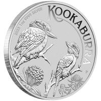 Image 1 for 2023 1oz Silver Kookaburra in Capsule .999 Silver