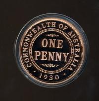 Image 2 for 2005 75th Anniversary of 1930 Penny 1oz Silver Proof Coin