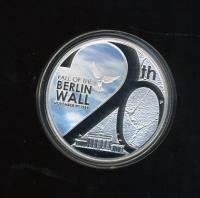 Image 2 for 2009 Tuvalu Coloured 1oz Silver Proof - Fall of the Berlin Wall