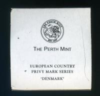 Image 2 for 1997 1oz Kookaburra European Country Privy Mark Series - Denmark