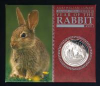 Image 1 for 2011 Australian 1oz Silver Proof Coin - Year of the Rabbit