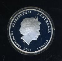 Image 3 for 2011 Australian 1oz Silver Proof Coin - Year of the Rabbit