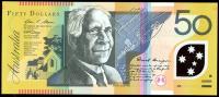 Image 2 for 2008 $50 Polymer First Prefix AA08 654931 UNC
