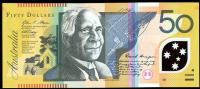 Image 2 for 2008 $50 Polymer Last Prefix MD08 983041 UNC