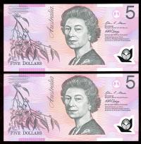 Image 2 for 2008 Consecutive Pair $5 CB08 819124-125 UNC