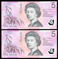 Image 2 for 2012 Consecutive Pair $5.00 CK12 444759-760 UNC
