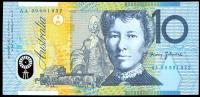 Image 1 for 1999 $10 First Prefix AA99 001832 UNC