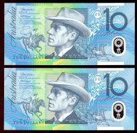 Image 2 for 2003 Consecutive Pair $10.00 CF03 415371-372 UNC