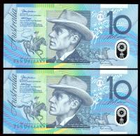 Image 2 for 2006 Consecutive Pair $10.00 CK06 979668-669 UNC