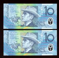 Image 2 for 2012 Consecutive Pair $10.00 CH12 534720-21 UNC