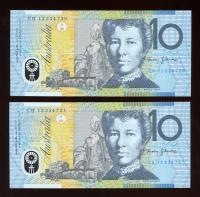 Image 1 for 2012 Consecutive Pair $10.00 CH12 534720-21 UNC