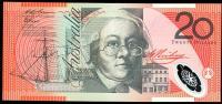Image 2 for 1995 $20 First Prefix AA95 006312 UNC