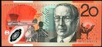 Image 1 for 1995 $20 First Prefix AA95 006312 UNC