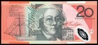 Image 2 for 1998 $20 First Prefix AA98 001331 UNC