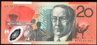 Image 1 for 1998 $20 First Prefix AA98 001331 UNC