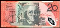 Image 2 for 1999 $20 First Prefix AA99 001832 UNC