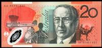 Image 1 for 1999 $20 First Prefix AA99 001832 UNC